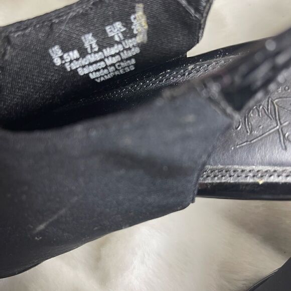 Life Stride black stretchy fabric heels peep toe back adjustable strap s… - Picture 10 of 10